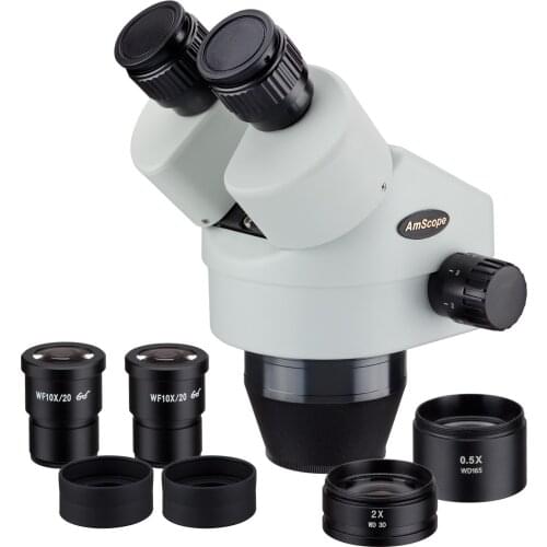 AmScope 3.5X-90X Binocular Zoom Power Stereo Microscope Head SM3590B
