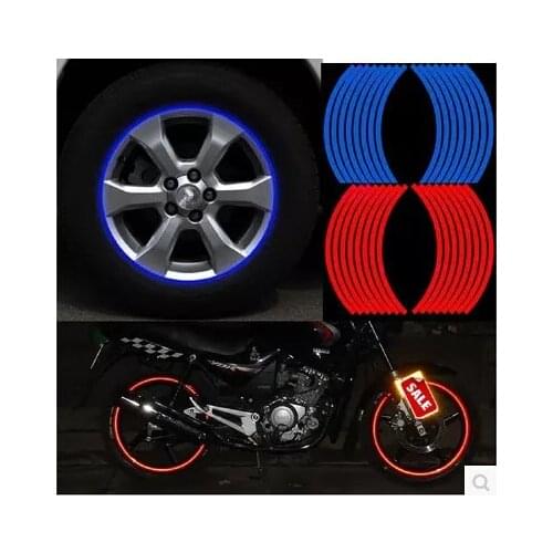 Car-styling Wheel Rim Reflective Sticker For Chevrolet Cruze Captiva Matiz TRAX Aveo Sonic Lova Sail