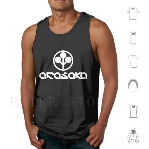 Arasaka Future Tank Tops Vest Sleeveless Vaporwave Japan Anime Cyber Manga Akira Future Sci Fi Blade Runner