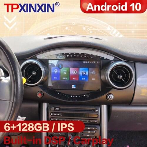 Carplay Multimedia Android 10 Player Auto Car Radio Stereo For BMW MINI 2004 2005 2006 GPS Navigation Video Receiver Head Unit