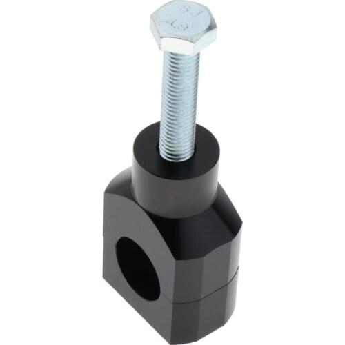 Black Aluminum 1" Handlebar Bar Risers Clamps Mount For Harley Sportster