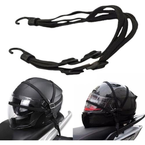 60cm Motorcycle Straps Bandage Retractable Elastic Helmet Luggage Bungee Rope Cord Strap Belt Helmet Accessories