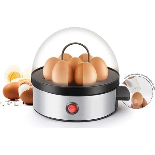 Electric Egg Cooker Rapid Egg Boiler Off for Soft Medium Hard Boiled Poached Steamed Eggs and Dumplings with 7-Egg Capacity