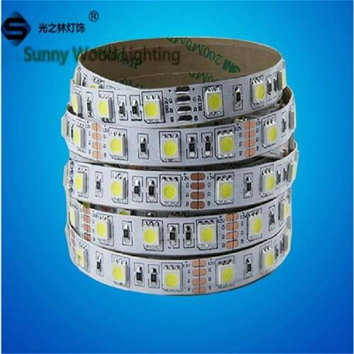 5M/Roll 5050 60led/m 12VDC soft strip light ,led tape light for indoor use and decoration ,suspended ceiling strip,cabinet strip