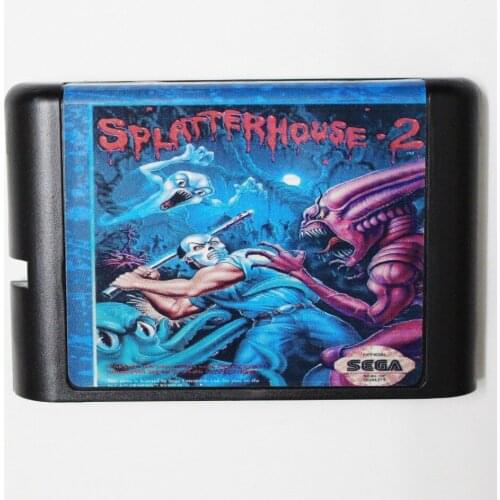 Splatterhouse 2 16 bit MD Game Card For Sega Mega Drive For Genesis