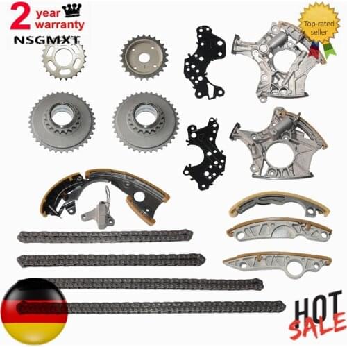 AP01 17 pcs Timing Chain Kit For Audi A4 3.2L V6 DOHC AUK BKH 057109116J 06E109571A 059109077E 06E109139G 06E109139F