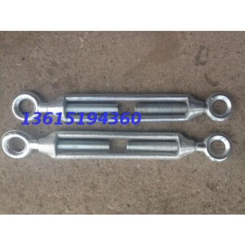 Body turnbuckle galvanized iron flower blue screw OO type euphroe strainer GB orchid flower M22