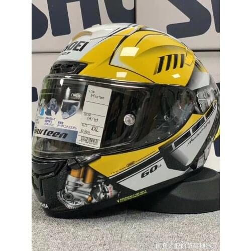 Full Face Motorcycle helmet X14 yellow 2 ya helmet Motocross Racing Motobike Riding Helmet Casco De Motocicleta