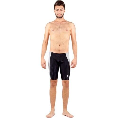 HXBY Sharkskin water proof chlorine resistant mens training swimming swim trunks Jammers shorts mens btight riefs pants