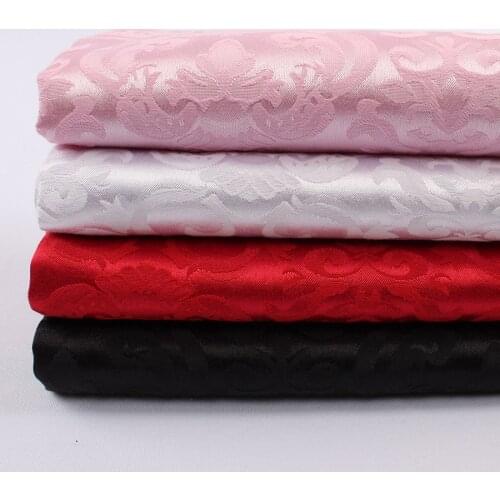 Solid Color Vintage Jacquard Fabric Retro Cloth Making Cheongsam Hanfu 150cm wide sold by the Yard