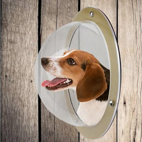 Dog Door Animals Window Pets Supplies Pet Fence Window Cat And Dog Peek At Durable Acrylic Window