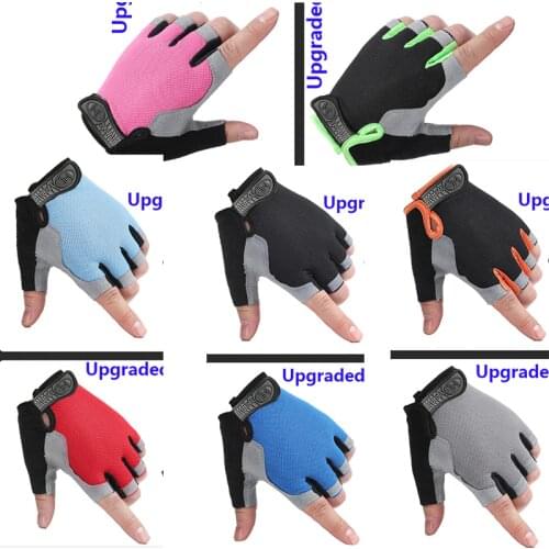 Men And Women Fashion Fitness Gloves Spring And Summer Sun Protection Half-finger Gloves Non-slip Wear-resistant Cycling Fishing