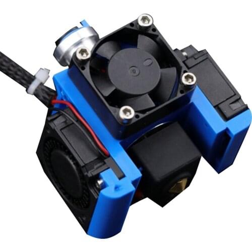 All Metal 3D V6 J-Head Hotend Bowden Extruder Kit with Cooling Fan Bracket Block 1.75 Nozzle 3D Printers
