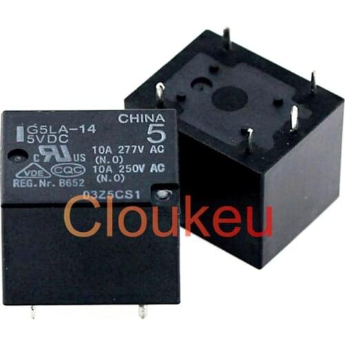 Relay G5LA-14-5VDC 12VDC 24VDC 10A 5pin