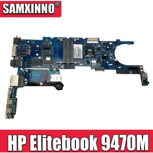 SAMXINNO For HP EliteBook Folio 9470M 6050A2514101 Laptop motherboard i5-3437U 702849-001 702849-501 702849-601