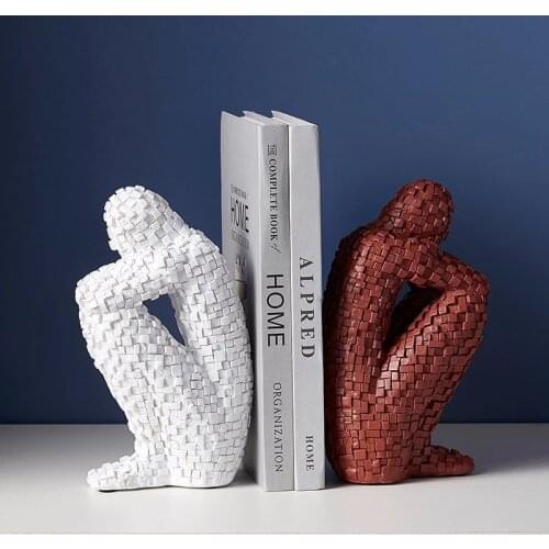 Thinker Shape Torso Silicone Candles Mold Abstract Figure Mosaic Home Decoration Candle Scented DIY Handmade 3D Stereo Tool