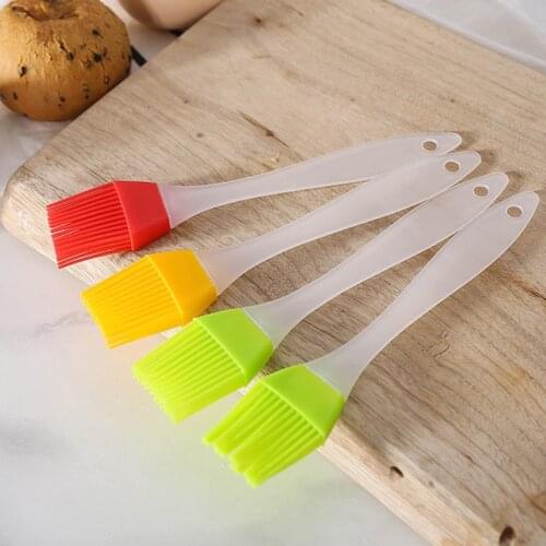 Mini Silicone Spatula Barbeque Brush BBQ Heat Resistant Oil Brushes Kitchen Bar Cake Baking Tools Grill Seasoning Brush Utensils