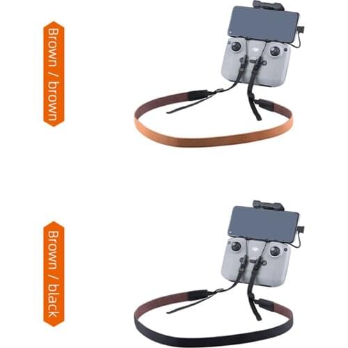 For DJI Mavic Air 2/Air 2S/Mini 2 Drone Two-Color Lanyard Remote Controller Silicone Sleeve