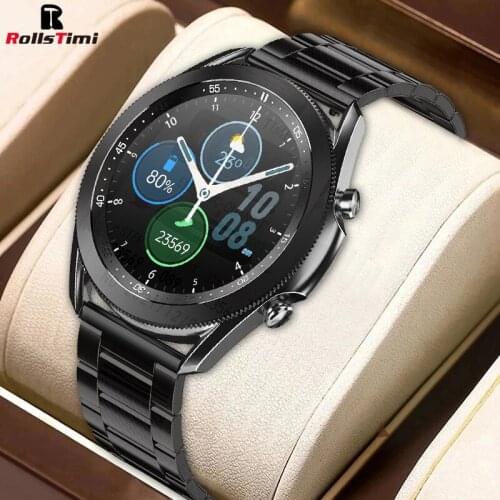 Rollstimi Smart Watch Mens Womens Bracelet Bluetooth Call Sleep Monitor Fitness Heart Rate Tracker Smart Watch For Android IOS