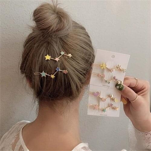 Frog Clip Girl Hairpin Headdress Sweet Hair Clip Bow Hair Clip Fresh Female Internet Celebrities Bangs Clip Side Clip