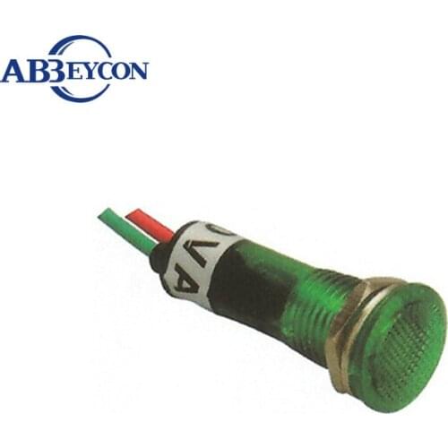 Green 12v/110v/220v pilot light lamps bringting light terminal bat signal lamp indicator Power Signal Indicator light