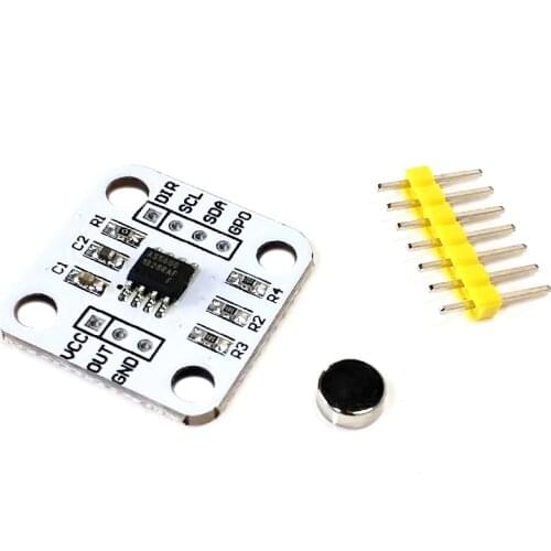 1pcs AS5600 magnetic encoder magnetic induction angle measurement sensor module 12bit high precision