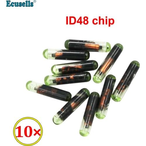 10pcs/lot New Virgin Blank glass Transponder Chip T6 ID48 Copy 48 chip for Volkswagen/Audi/Skoda/seat for Volvo