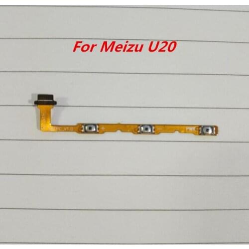 2PCS New Power On/Off and Volume Switch Buttons Flex Cable Replacement Parts for Meizu U20