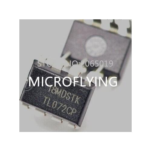 20PCS TL072CP TL072C TL072 072CP DIP-8 Operational amplifier IC