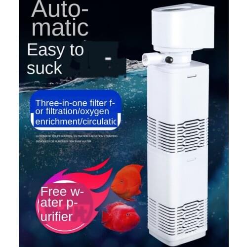 3 in 1 Aquarium Filter Fish Tank Filter For aquarium Air Pump Air Oxygen Increase Aquarium Internal Filter Aquarium Pump