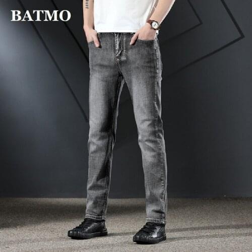 BATMO 2021 new arrival spring Classic casual jeans men,elasticit jeans Plus-size 28-40 306