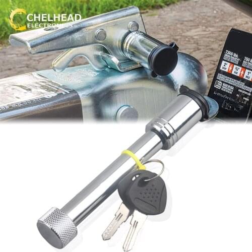 Hitch Lock Trailer Hitch Mount Hitch Pin Locks Towing Receivers Tube for Caravan Trailer 4WD
