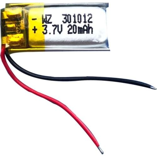 301012-20mAh bracelet hearing aid Bluetooth headset smart wear 3.7V polymer battery