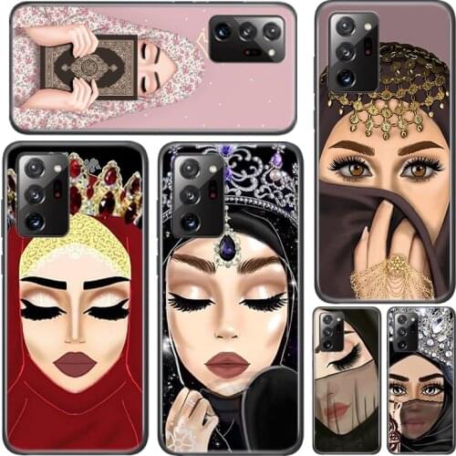 Arabic Hijab Girl Queen Silicone Cover For Samsung Galaxy A01 A11 A12 A21 A21S A31 A41 A42 A51 A71 A81 A91 UW Phone Case