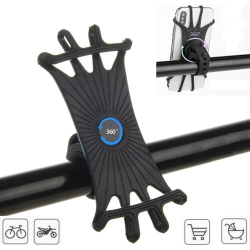 Bicycle Phone Holder for IPhone 11 Samsung Xiaomi GPS Universal Motorcycle Mobile Phone Holder Bike Handlebar Stand Bracket