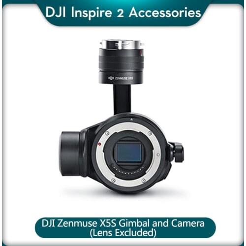 DJI Zenmuse X5S Gimbal and Camera Lens Excluded 5.2K video M4/3 5.2K F1.7 - F16 CinemaDNG ProRes 4.2Gbps max In Stock