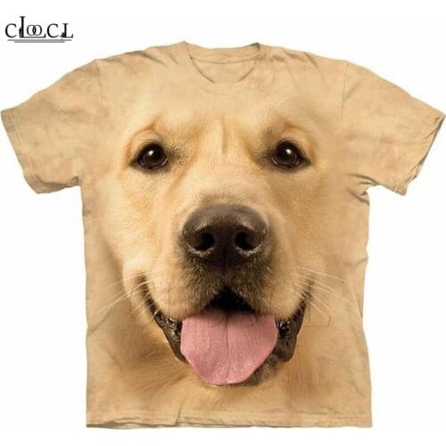 CLOOCL Animal T Shirt Big Face Beagle Face Dog 3D Print T-shirts Men Women Short Sleeve Harajuku Tops Drop Shipping