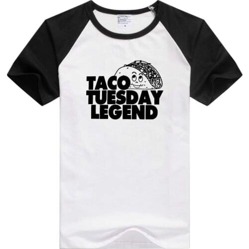 Taco Tuesday Legend short sleeve casual Men Women T-shirt Comfortable Tshirt Cool Print Tops Fashion GA969