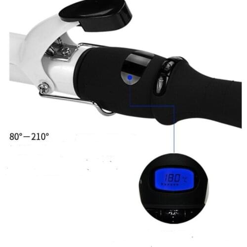 LCD Ceramic Styling Tools professional Hair Curling Iron Hair waver Pear Flower Cone Hair Curler Roller Aofeilei Curling Wand