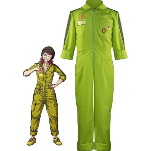 Anime Super DanganRonpa Kazuichi Souda Cosplay Costume Outfit Men Women Jumpsuit Custom DanganRonpa 2 Souda Kazuichi Costumes