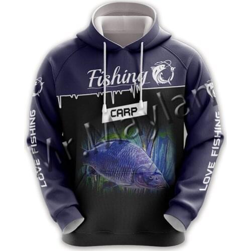 Fashion Animal Carp Fishing Mens Leisure Sportswear 3D Printin Unisex Hipster Sweatshirts/Hoodies/Zipper/Long Pants Tops S-451