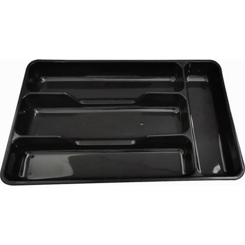 Cutlery Organizer Box Kitchen Drawer Organizer Separation Finishing Storage Box Eco-Friendly PP Tray Spoon Knife Fork 2021