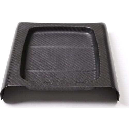 Suitable for 16-19 Mercedes-Benz E-Class Real Carbon Fiber Rear Bridge Decorative Cover Storage Box E300 E200 Modification