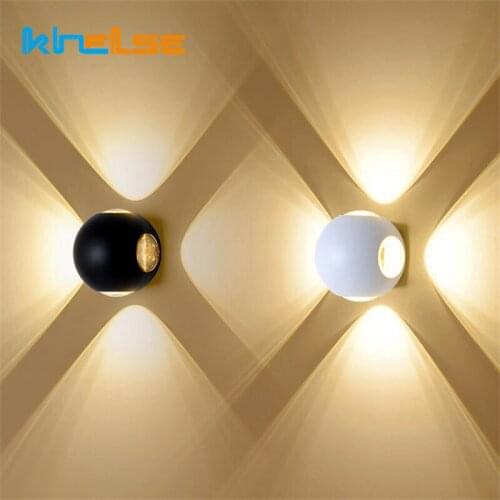 Modern LED Wall Lamp Waterproof IP65 Up Down Outdoor&Indoor Sconce Garden Porch Fence Aluminum Decor Wall Lights Fixture 85-265V