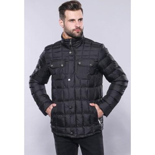 Quilted Black Winter Coat Wessi