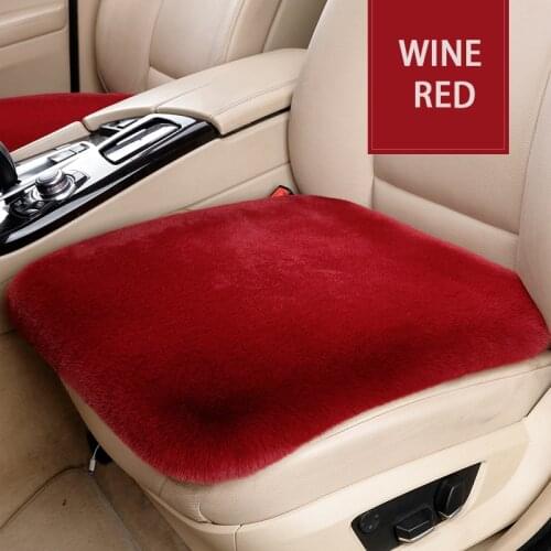 Universal Size Plush fur car seat cover car interior cover car front and rear cushion protection cushion