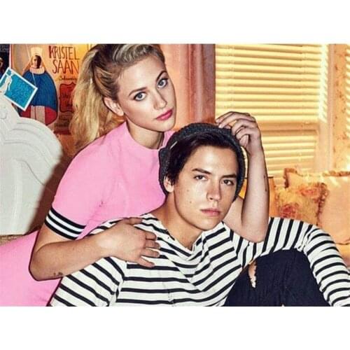 Riverdale Printed Water-Soluble Canvas 11CT Cross Stitch DIY Embroidery Patterns DMC Threads Handmade Handiwork Package