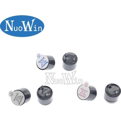 10pcs 3v 5v 12v Active Buzzer Magnetic Long Continous Beep Tone 12*9.5mm Integrated