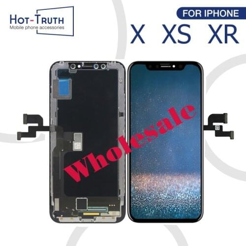 10Pcs Top Quality Screen For iPhone X XR XS LCD Display OEM 1:1 Touch Panel Screen Digitizer Assembly OLED Replacement LCD