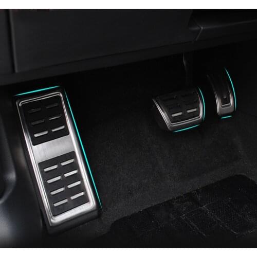 Car Pedals Cap Foot Rest Cover Accelerator Brake Clutch For VW Golf 7 GTi MK7 Seat Leon Octavia A7 Rapid Audi A3 8V Passat VIII